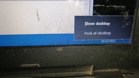how to enable peek at desktop windows 10 !! what is peek at desktop in laptop