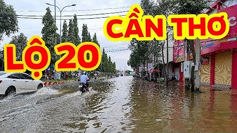 NGẬP SÂU KHU VỰC LỘ 19,20  TP. CẦN THƠ - ngày 29-10-2022- can tho ky su