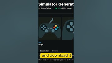 NEW ROBUX METHOD 2024!  #simulatorgenerator #robloxdev #plugin #gamedev #robux #freerobux
