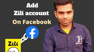 connect zili account with facebook | add zili account link on facebook