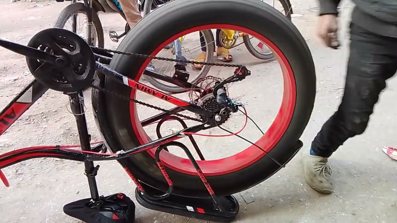 كيفية تركيب طاره في عجله سرعات