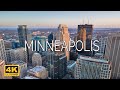Minneapolis minnesota tatsunis   images de drones 4k