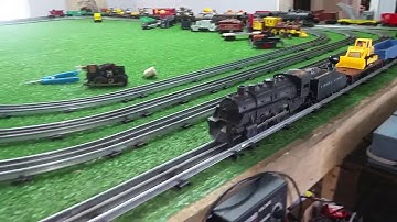 MARX 6 VOLT 490 / EBAY $ 10 / CAN MOTOR REPLACED / RUNNING ON 12 VOLT PORTABLE CONTROLLER