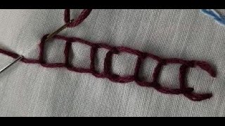 ΑΝΟΙΧΤΗ ΑΛΥΣΙΔΑ Open Chain Stitch