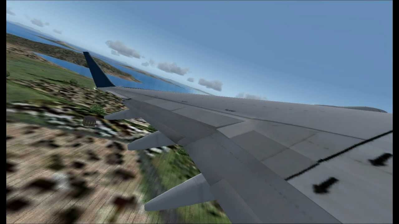 FS2004 - Mikonos/Mykonos to Athens, PMDG B737-800