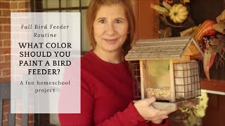 My Fall Birdfeeder Routine |Bird feeding tips and projects