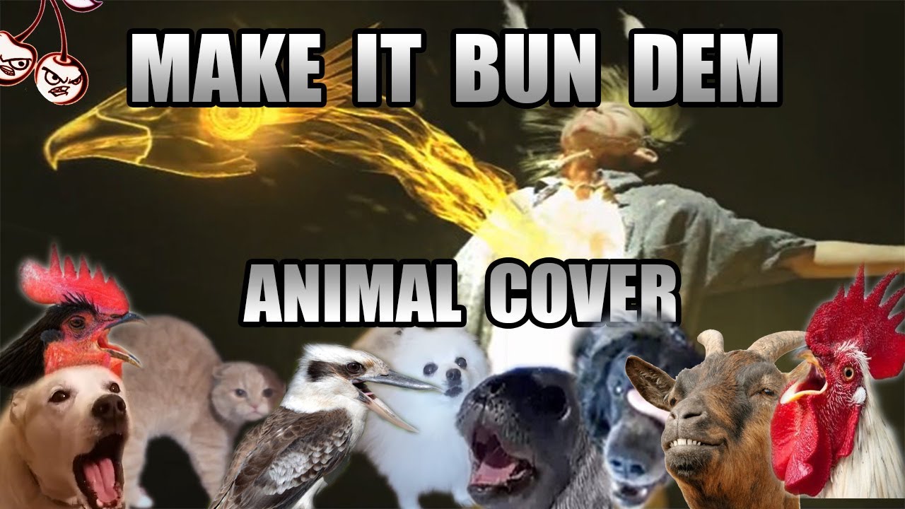 Skrillex & Damian Marley - Make It Bun Dem (Animal Cover) [only_animal_sounds]