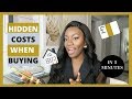 The hidden costs when buying a property  in 5 minutes  jade vanriel