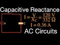 Capacitive Reactance and Current Calculation Quiz