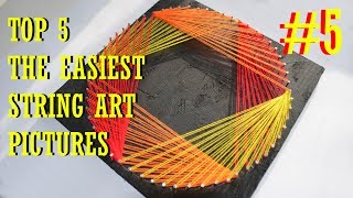 TOP 5 THE EASIEST STRING ART #5 | HEXAGON | DIY TUTORIAL
