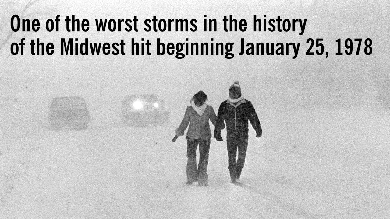 Blizzard Of 1978 In Michigan Youtube