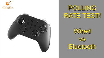 GuliKit KingKong 2 Pro Controller (NS09) #01 - POLLING RATE TEST (Wired vs Bluetooth)