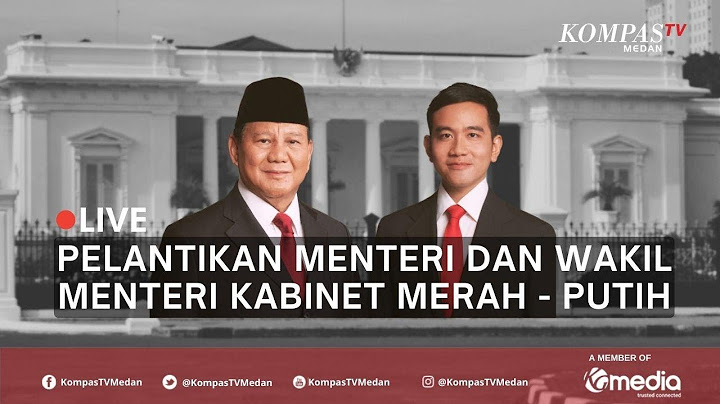 LIVE - Pelantikan Menteri Kabinet Merah Putih Prabowo-Gibran