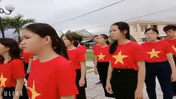 Hát quốc ca tại các địa chỉ đỏ | Hat quoc ca chao co | Trường THCS Cát Trinh