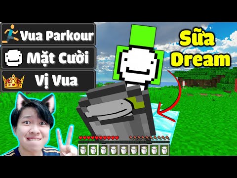 Vinh Uống Sữa Của Dream Tập 18 : UỐNG SỮA TẤT CẢ MỌI THỨ TRONG MINECRAFT* Công Nhận Giỏi Thật Sự 🤩🤣