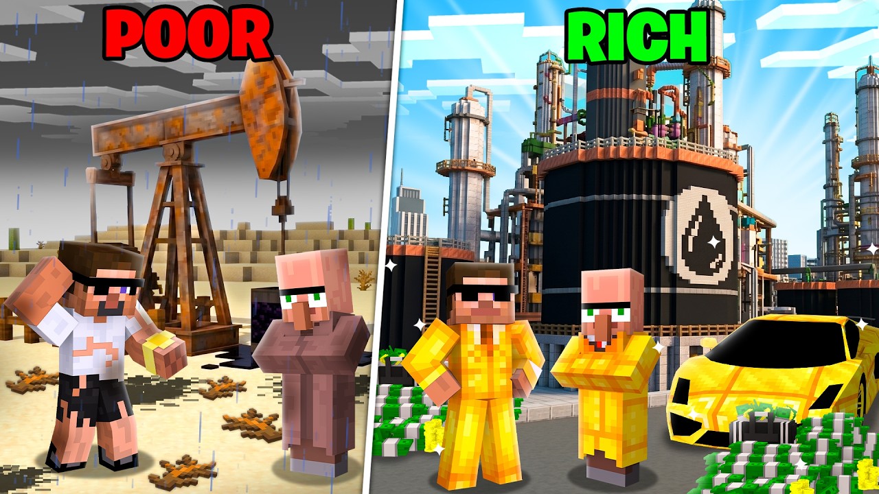 We Made $9,648,847 Drilling For Oil in Minecraft...