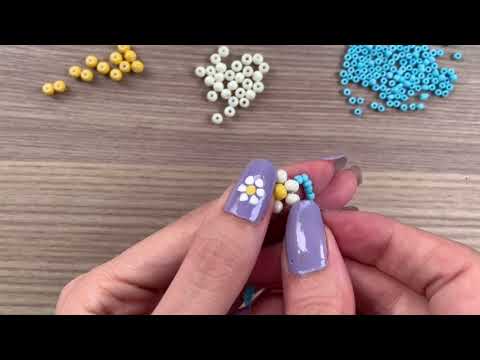 Papatya Kolye Yapımı | Daisy Necklace 🌼💐💖 | Çiçekli Kolye Yapımı | DIY