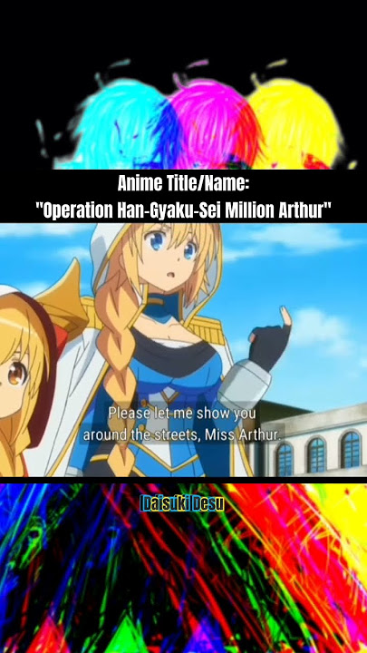 Anime Title/Name: