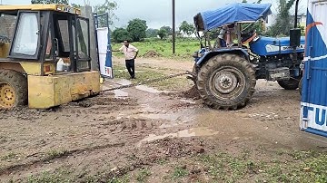 JCB vs Tractor | JCB 3dx Super 4x4 vs John Deere 5045D 4x4 Tractor Tochan and Loading  Fulchand sahu