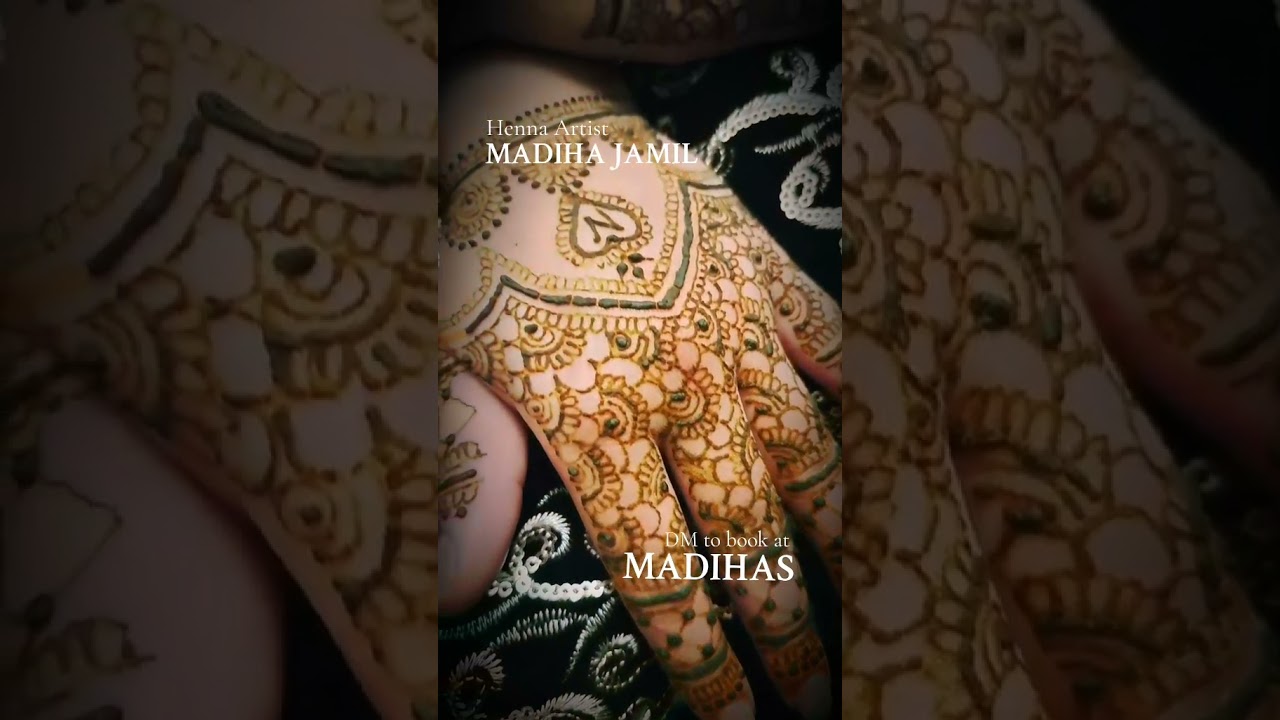 🖤£64, for this bridal hands package, by henna artist MADIHA JAMIL...🖤Henna to suit every style