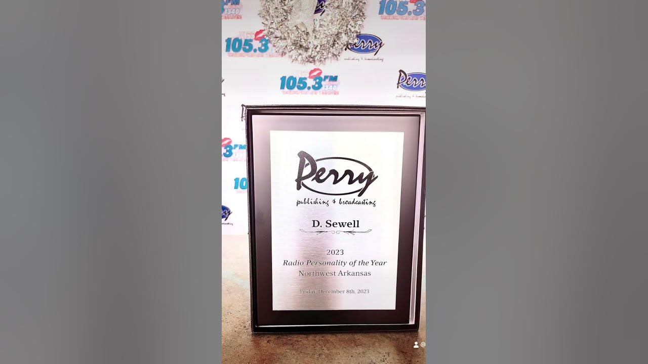 Sooooo thankful to receive perry publishing and broadcasting radio