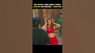 Anil Kapoor Saroj Khan Urmila Matondkar Shoot For Haan Mujhe Pyaar Hua Allah Miya Judaai BTS 