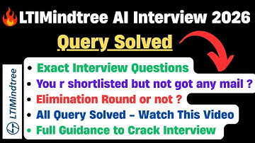 🔥Exact AI Interview | LTIMindtree AI Interview | LTI Mindtree Bot Interview  LTIMindtree Hiring 2026