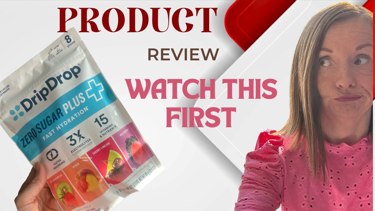 Drip drop zero sugar plus, watch this first!