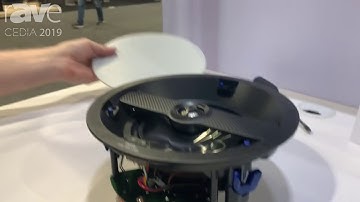 CEDIA 2019: Russound Demos How SwiftLock Works for Easy Installation on the IC Line of Speakers