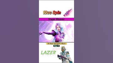 10uc Spin ✓ Stage Weaver Gilt🤯🔥 #SereneLumina #Luck #bgmi #crateopening #pubgm