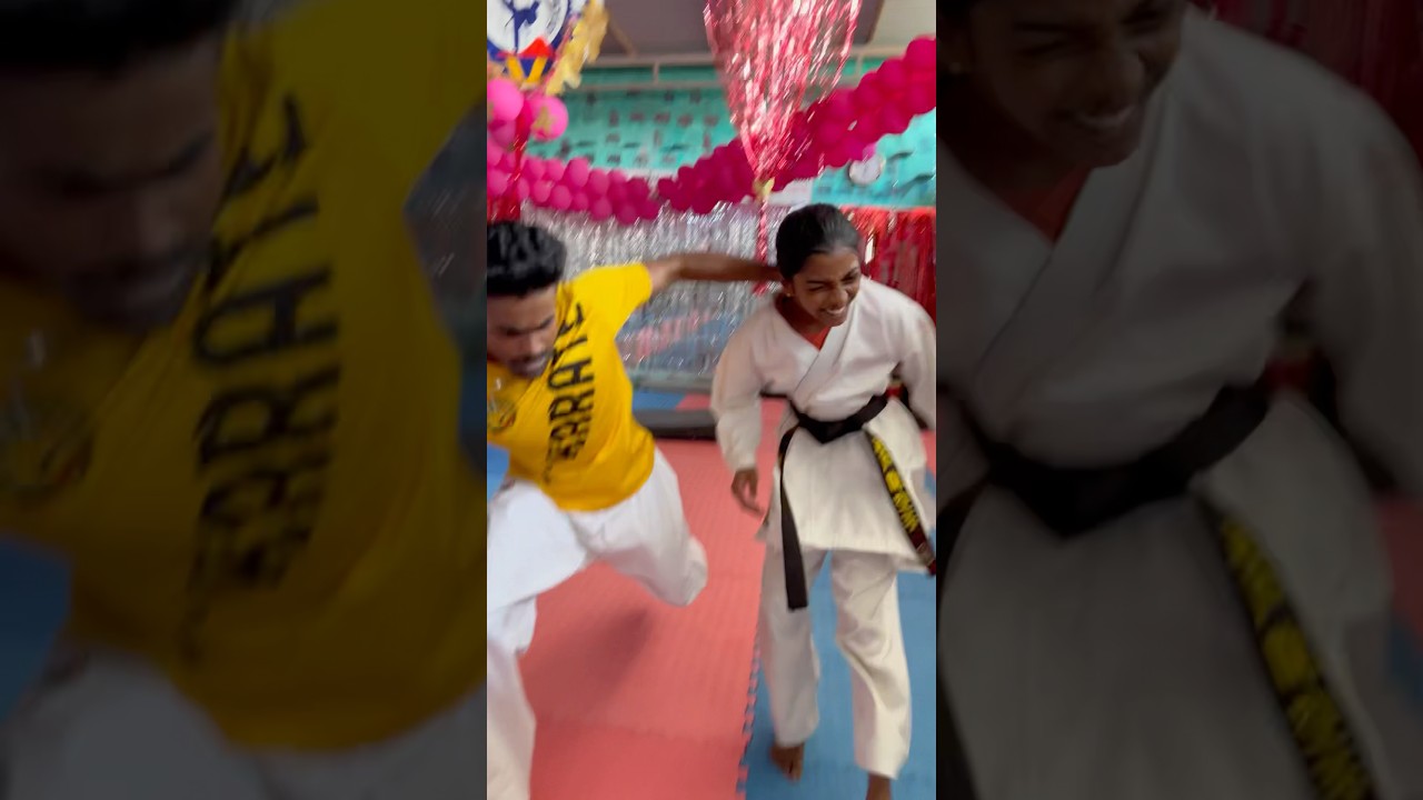 V KARATE INTERNATIONAL #neck #grab #selfdifence #vkarate #martialarts #india #fight #girlssafety