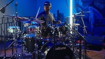 Josh Foster x Dialtune | Funk Soul Drum Solo (Born in the 80