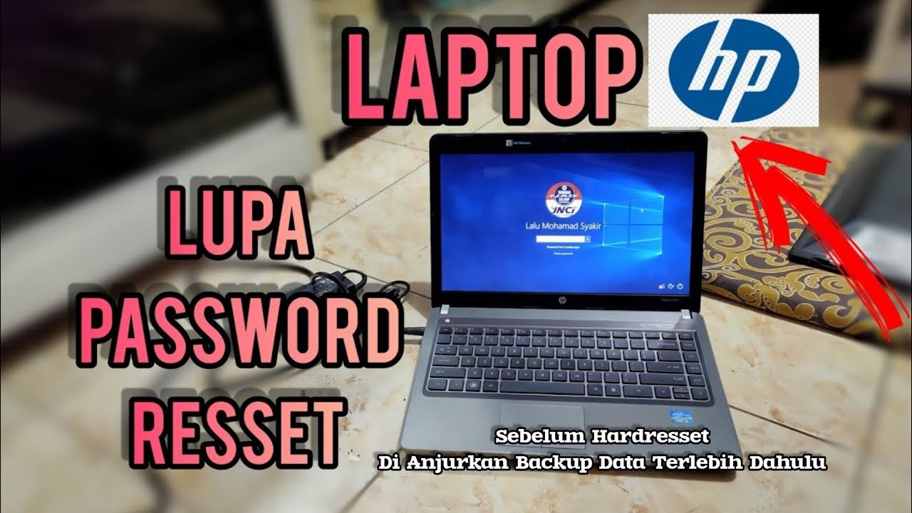 CARA PERBAIKI LAPTOP MERK HP WINDOWS 10 YANG LUPA PASSWORD