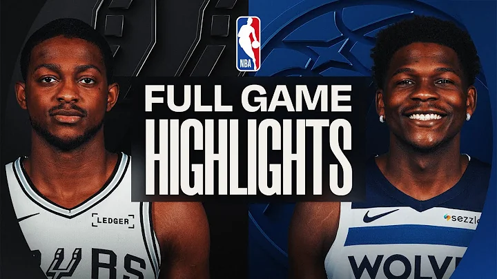 SPURS at TIMBERWOLVES | FULL GAME HIGHLIGHTS | November 30, 2025