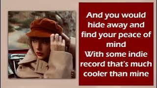 WE ARE NEVER EVER GETTING BACK TOGETHER - Taylor Swift  (Taylor’s Version) (lyrics)