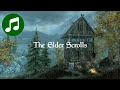 Relaxing THE ELDER SCROLLS Ambient Music & Rain Sounds 🎵 Morrowind, Oblivion, Skyrim, ESO