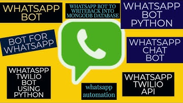 Whatsapp Bot|Bot For Whatsapp|Whatsapp Bot Using Python|Whatsapp Twilio Bot To Write Into DB|Part:4