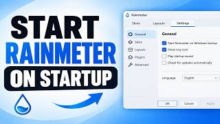 How To START Rainmeter On STARTUP (Step-By-Step-Guide)