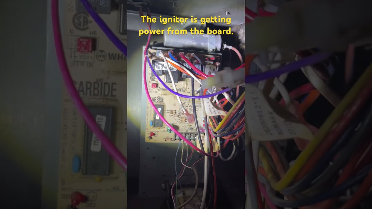 Furnace is not heating. The ignitor is getting power from board. 