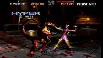 killer instinct Arcade Retro- Orchid vs riptor combo breaker and ultra