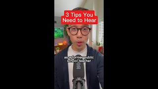 3 Tips You Need to Hear