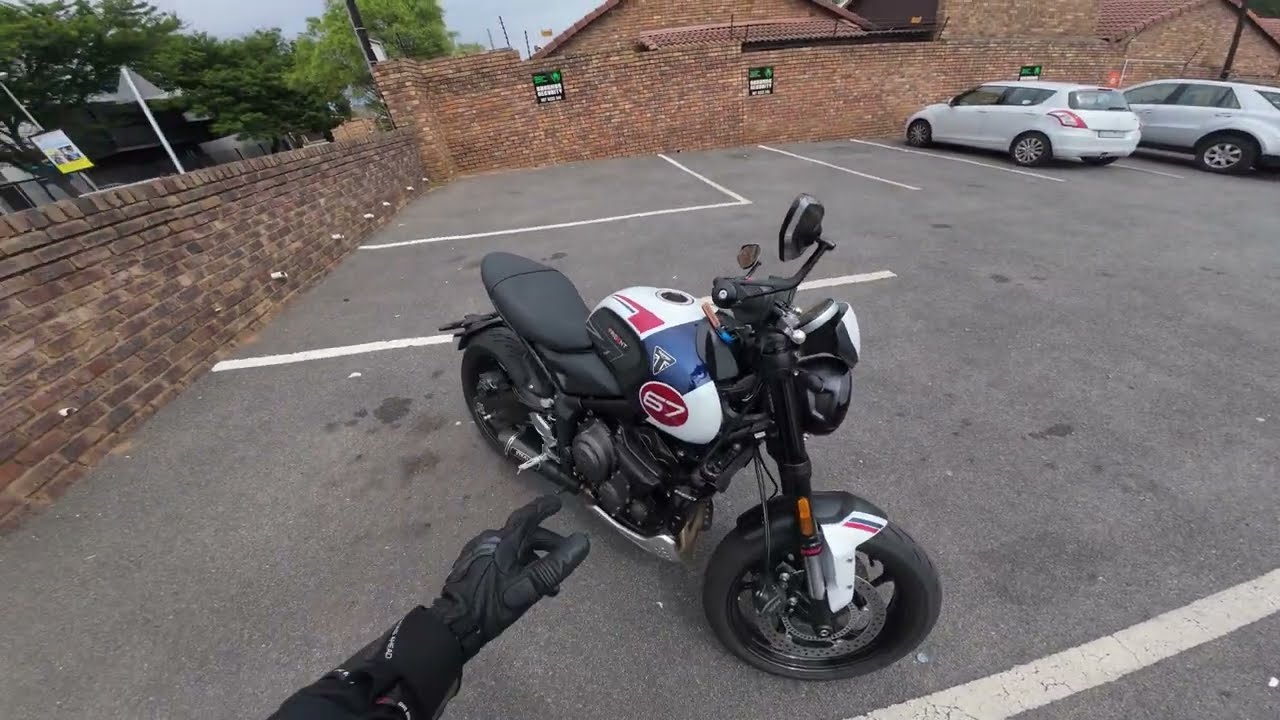 Christmas Eve Ride on the Trident 660 Tribute