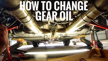 How to change gear oil on 6th Gen Camaro - Changing the differential fluid on a 2016 Camaro SS