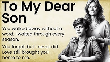 To My Dear Son ✅ Learn English Through Stories Level 3  Graded Reader (B1–B2 Level) ✅