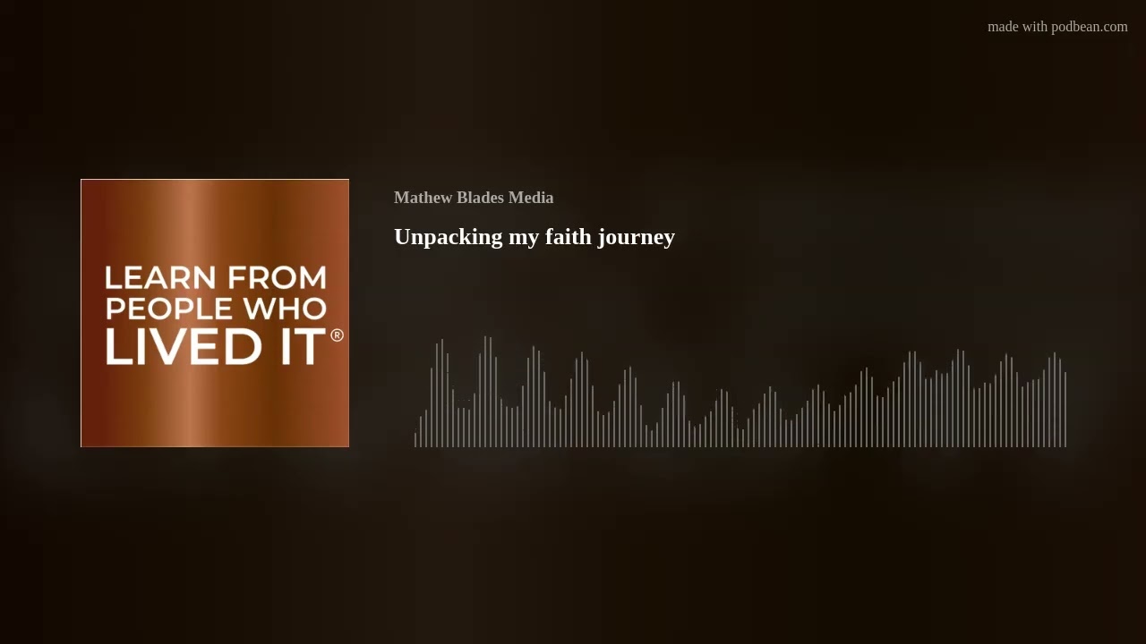 Unpacking my faith journey