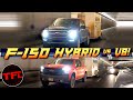 Watch The 2021 Ford F-150 Hybrid Take On The V8 Chevy Silverado On The World's Toughest Towing Test!