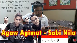 Agaw Agimat - Sabi Nila (Guitar Cover With Chords & Lyrics)