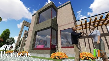 Ultra Modern House Design with an excellent finishing: 3D Lumion animation video