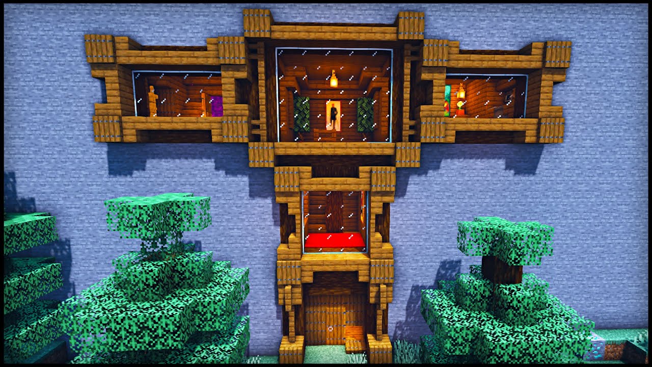 Minecraft Mountain House : How to build a Cool Minecraft Mountain House