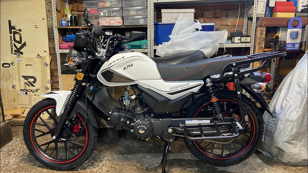 ROCKOT ALPHA TOURIST 50cc. Мопед для путешествий, подробная сборка.
